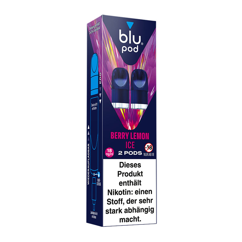 Blu Pod Berry Lemon Ice 18mg Prefilled Pods Packung