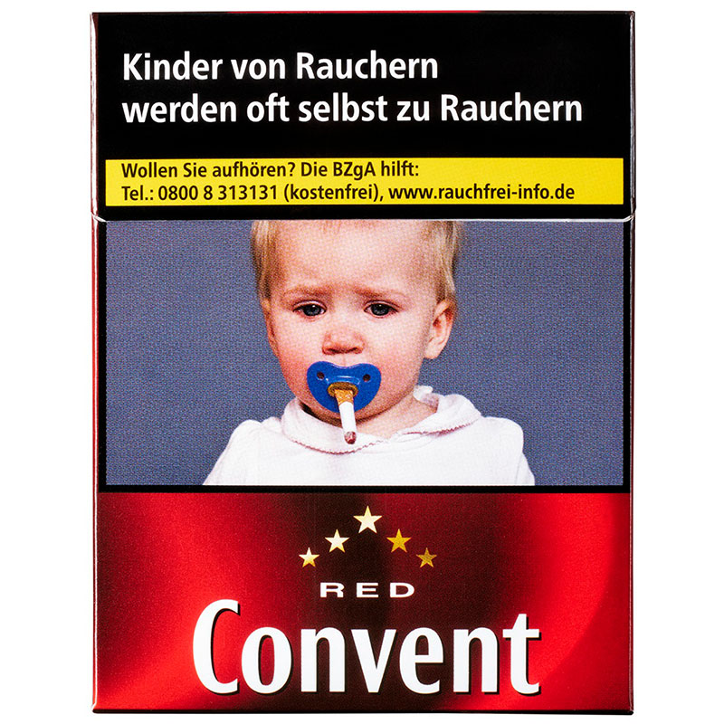 Convent Red Big Box Zigaretten Schachtel