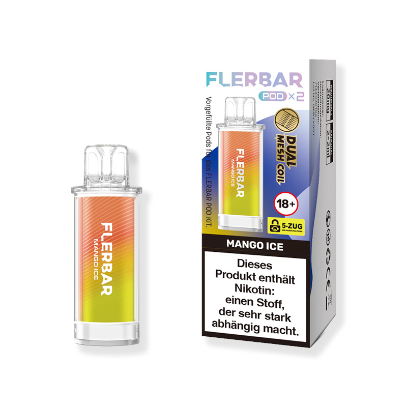 Flerbar Mango Ice 20mg Prefilled Pods