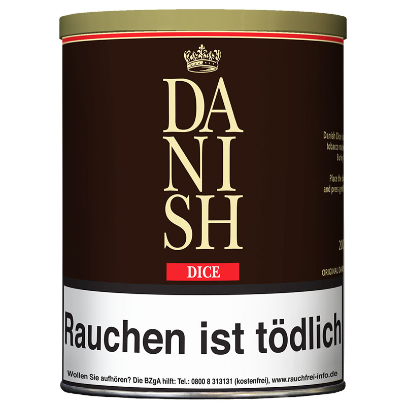 Danish Dice Pfeifentabak Dose Large