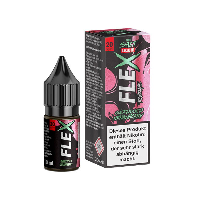 Revoltage Flex Overdosed Strawberry 20mg Liquid Flasche