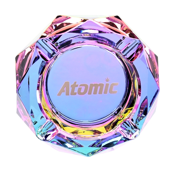 Atomic Glas Aschenbecher Rainbow Diamant