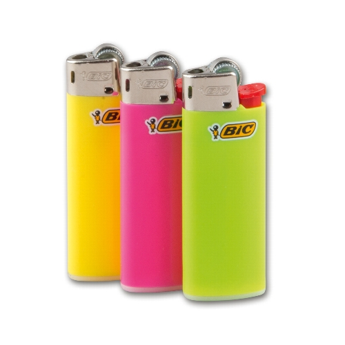 Einwegfeuerzeug Stein BiC Mini sortiert einzeln