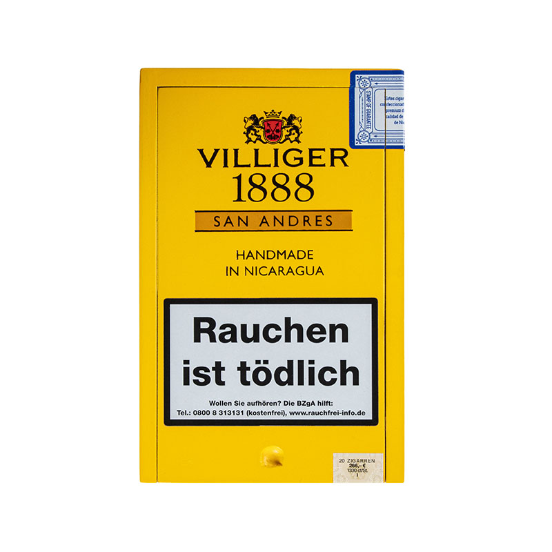 Villiger 1888 San Andres Toro Zigarren Kiste