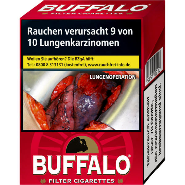 Buffalo Red Maxi Zigaretten Stange