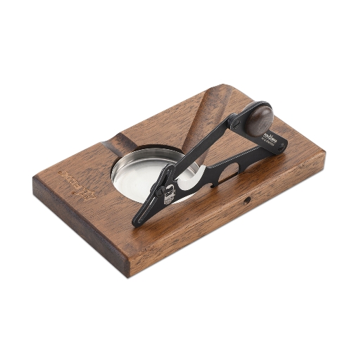 Fox Knives Schwarz Matt Tisch Zigarrenabschneider mit Ascher