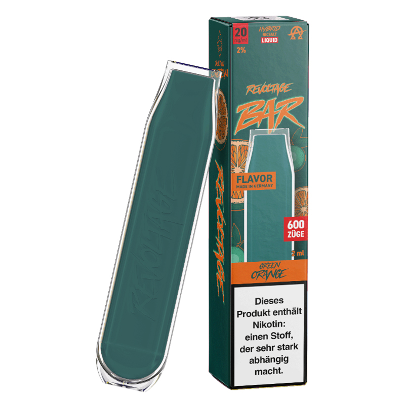 Revoltage Bar Green Orange 20mg Einweg E-Zigarette