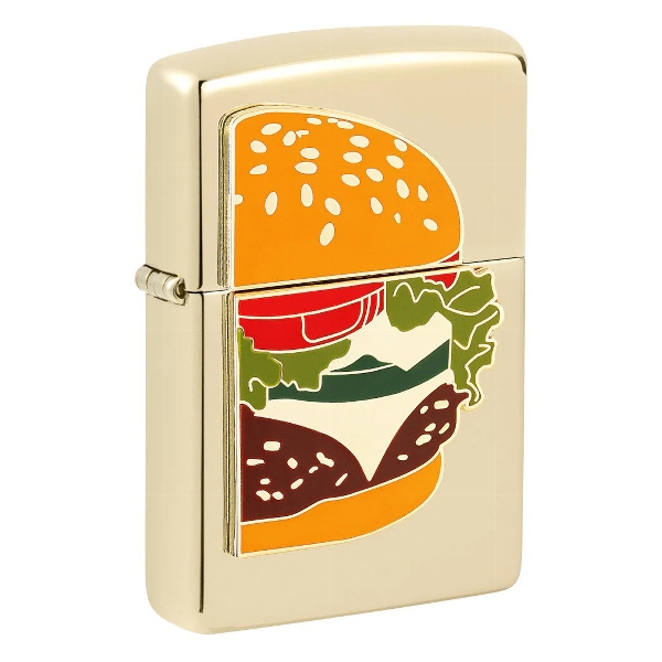 Zippo Champagne Burger Logo
