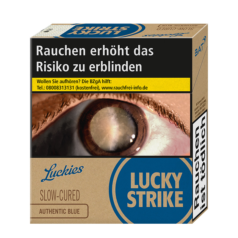 Lucky Strike Authentic Blue Giga Zigaretten Schachtel