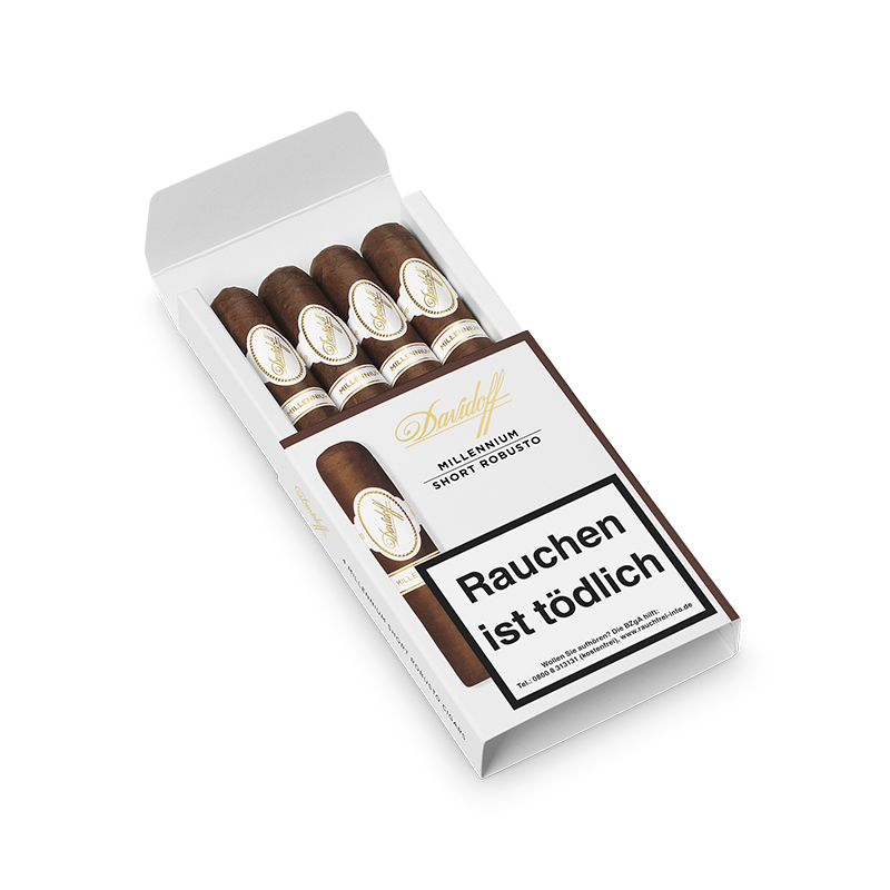 Davidoff Millennium Short Robusto Zigarren Schachtel