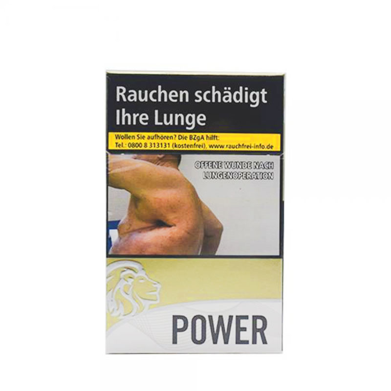 Power Gold OP Zigaretten Schachtel