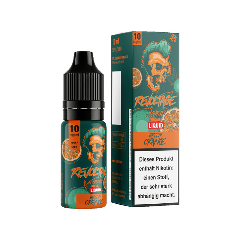 Revoltage Hybrid Nikotinsalz Liquid Green Orange 10mg