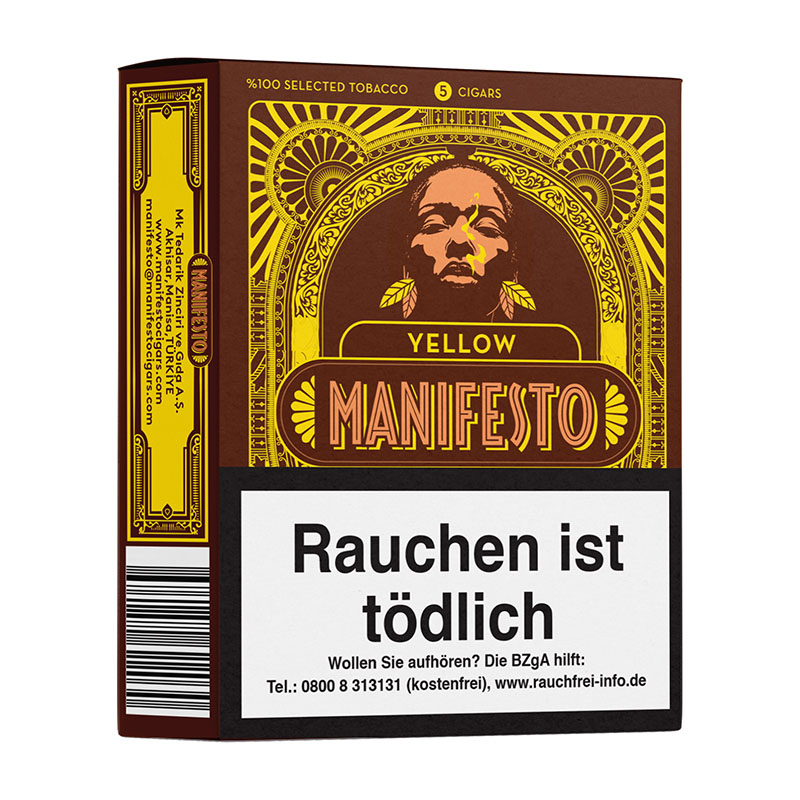 Manifesto Yellow Zigarillos Schachtel