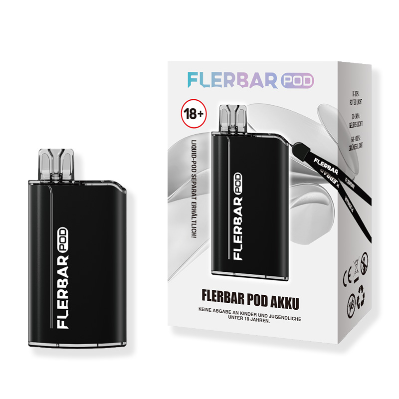Flerbar Schwarz Akkuträger Device