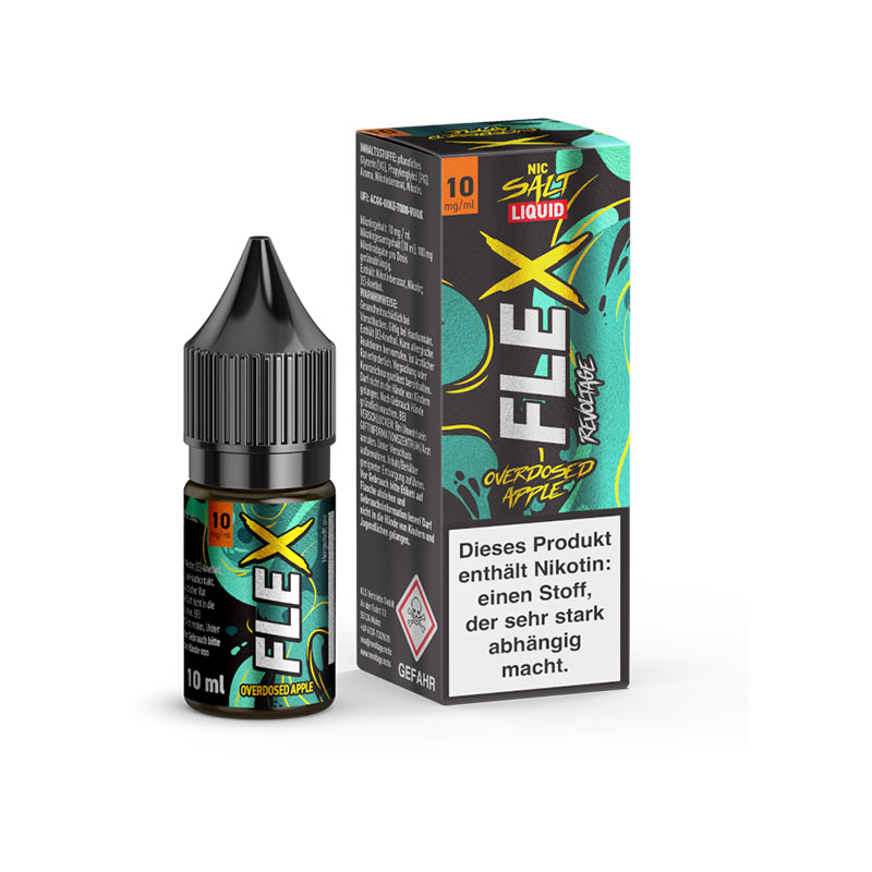 Revoltage Flex Overdosed Apple 10mg Liquid Flasche