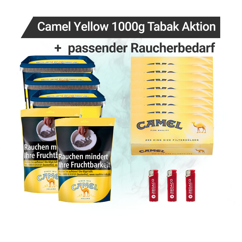Camel Yellow 1000g Volumentabak Aktion
