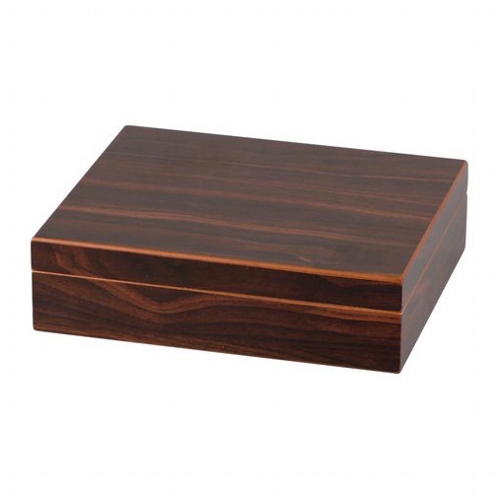 Humidor Wallnuß Dekor Dunkel mit AP-Humidifier