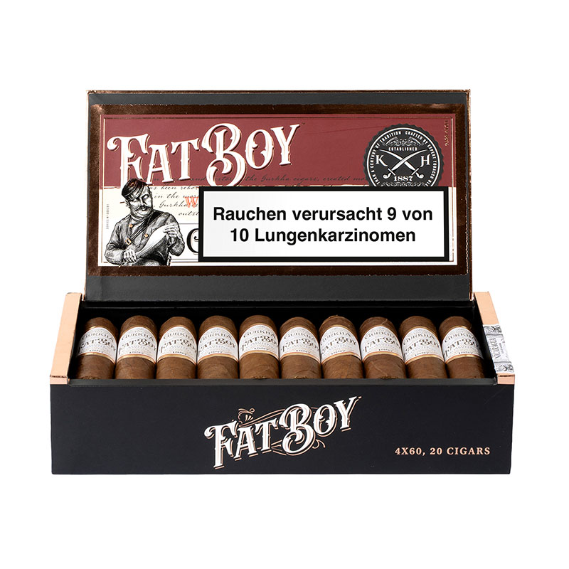 Gurkha Fat Boy Short Gordo Zigarren Kiste offen