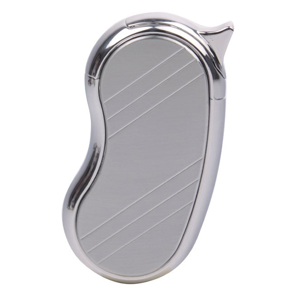 Hadson Piezo Feuerzeug Bendy Chrom Streifen