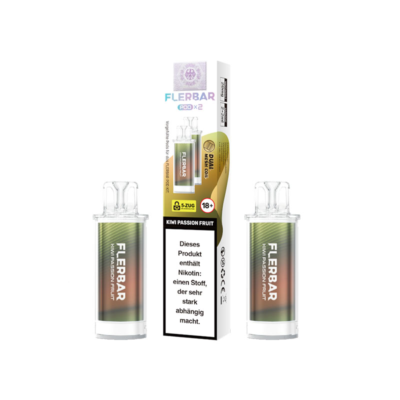 Flerbar Kiwi Passion Fruit 20mg Prefilled Pods