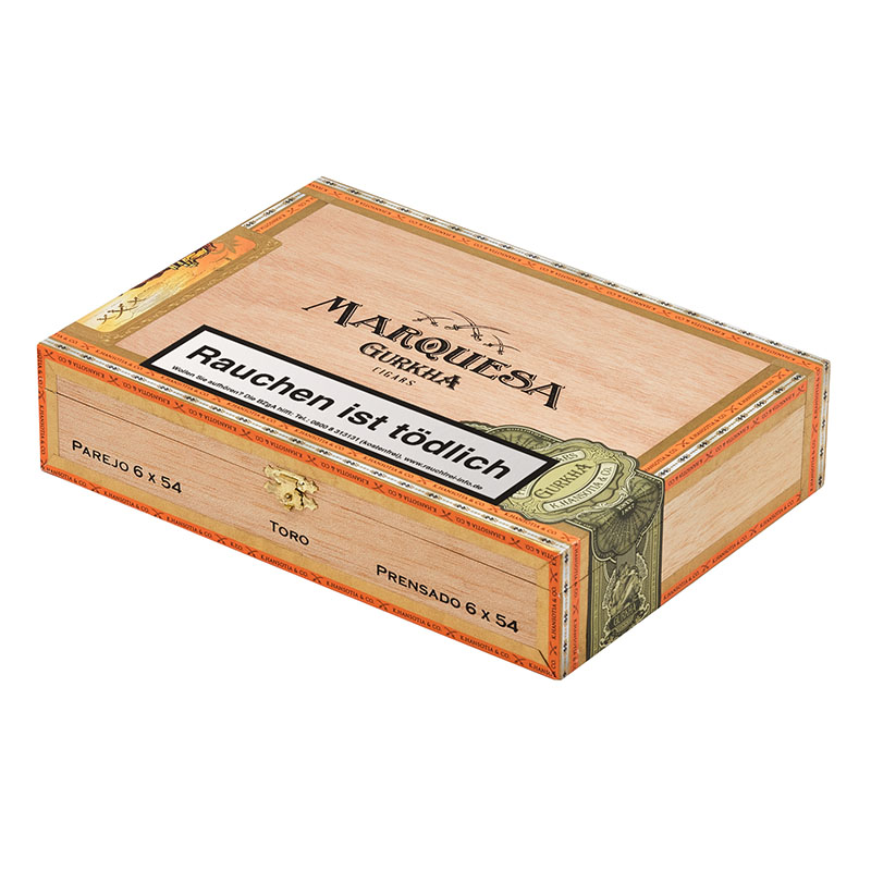 Gurkha Marquesa Toro Zigarren Kiste Closed