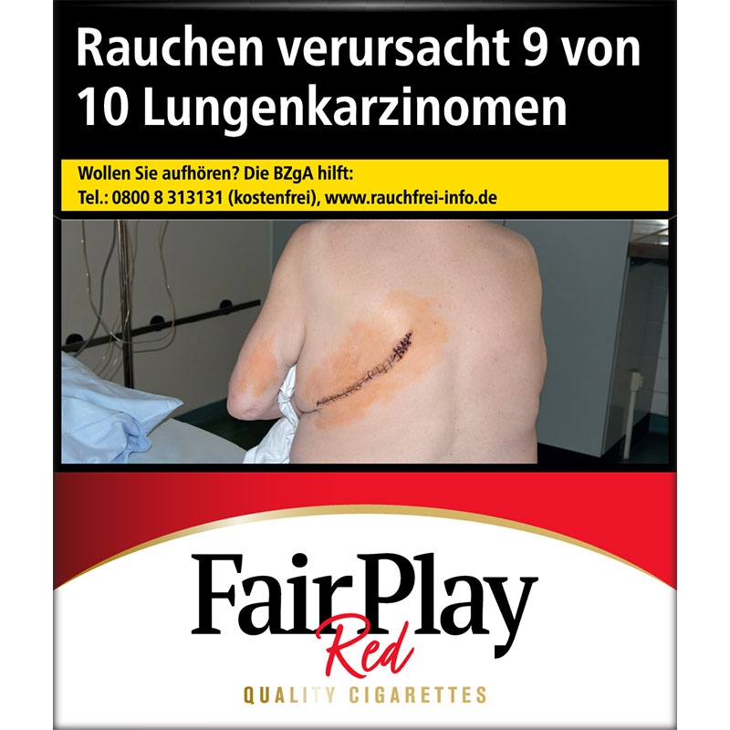 Fair Play Red Giga Zigaretten Schachtel