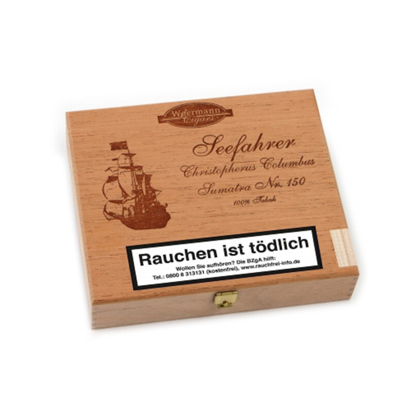 Seefahrer Columbus No. 150 Sumatra Zigarren Kiste