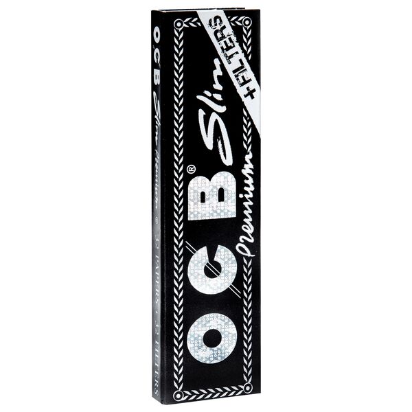 OCB schwarz Premium Long slim+ Tips Booklet