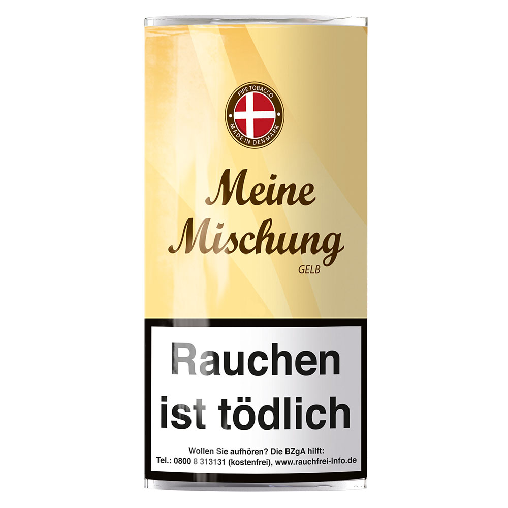 Meine Mischung Gelb Pfeifentabak Pouch