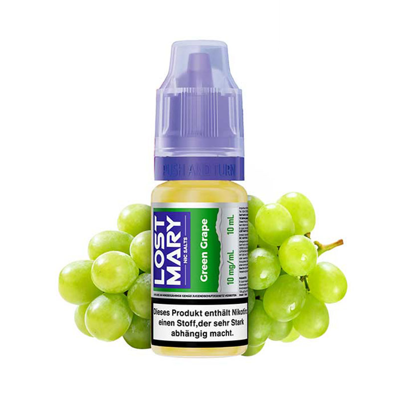 Lost Mary Green Grape 10mg Nikotinsalz Liquid