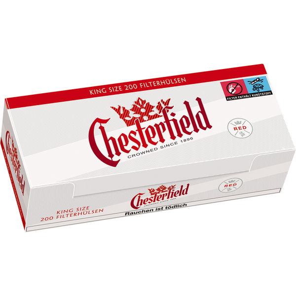Chesterfield Red Filterhülsen Packung