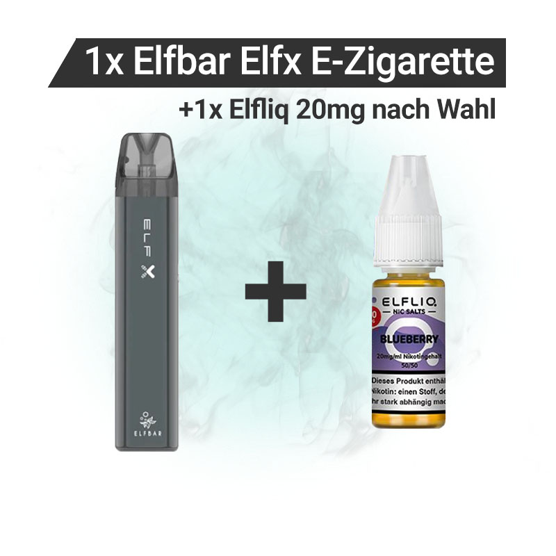 Elfbar Elfx E-Zigarette + Elfliq Aktion