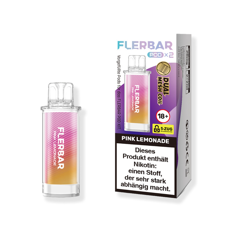 Flerbar Pink Lemonade 20mg Prefilled Pods