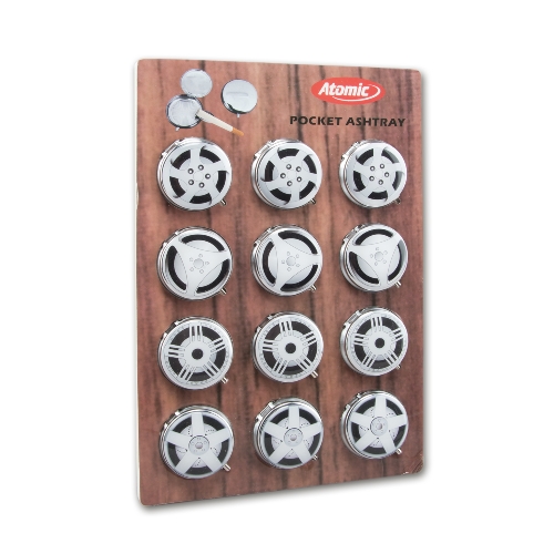 Taschenascher Metall Atomic Doming Felge