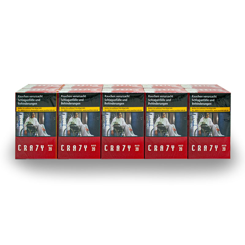 Crazy Red Original Pack Zigaretten Stange