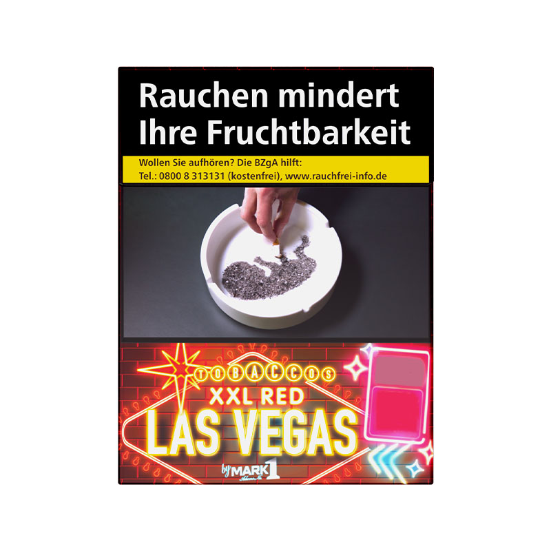 Las Vegas Red XXL Zigaretten Schachtel