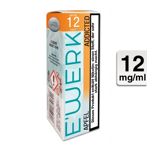 E-Liquid E'WERK Addicted 12 mg