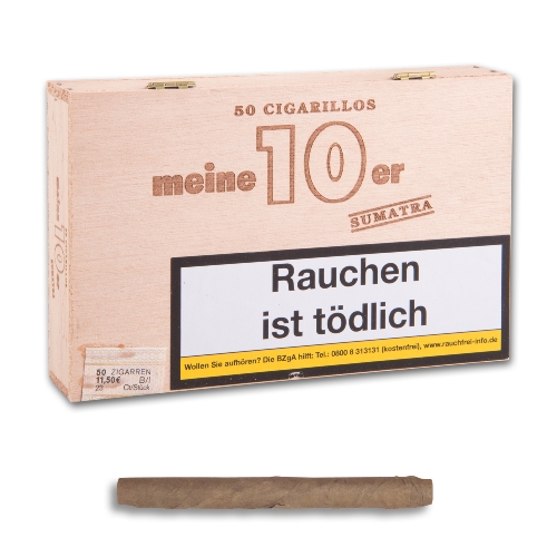 Meine 10er Sumatra Zigarillos 50er Kiste