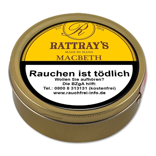 Rattray's British Collection Macbeth Pfeifentabak Dose