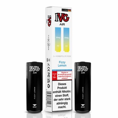 IVG Air Fizzy Lemon 20mg Prefilled Pods