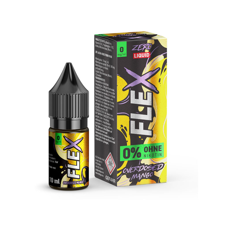 Revoltage Flex Overdosed Mango 0mg Liquid Flasche
