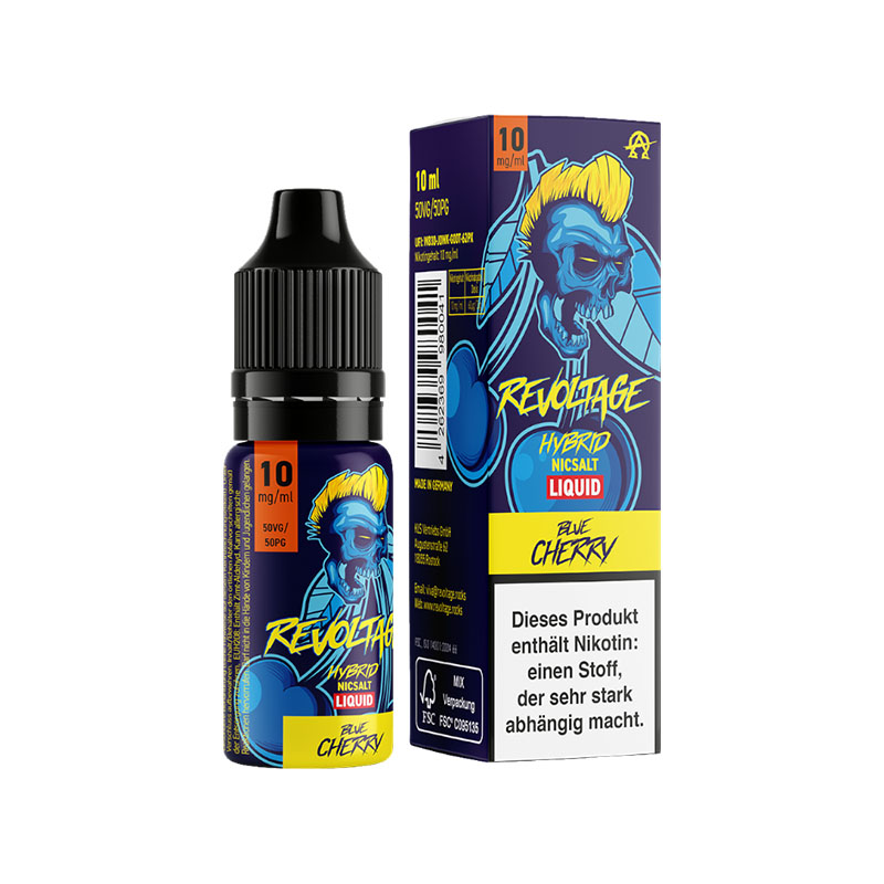 Revoltage Hybrid Nikotinsalz Liquid Blue Cherry 10mg