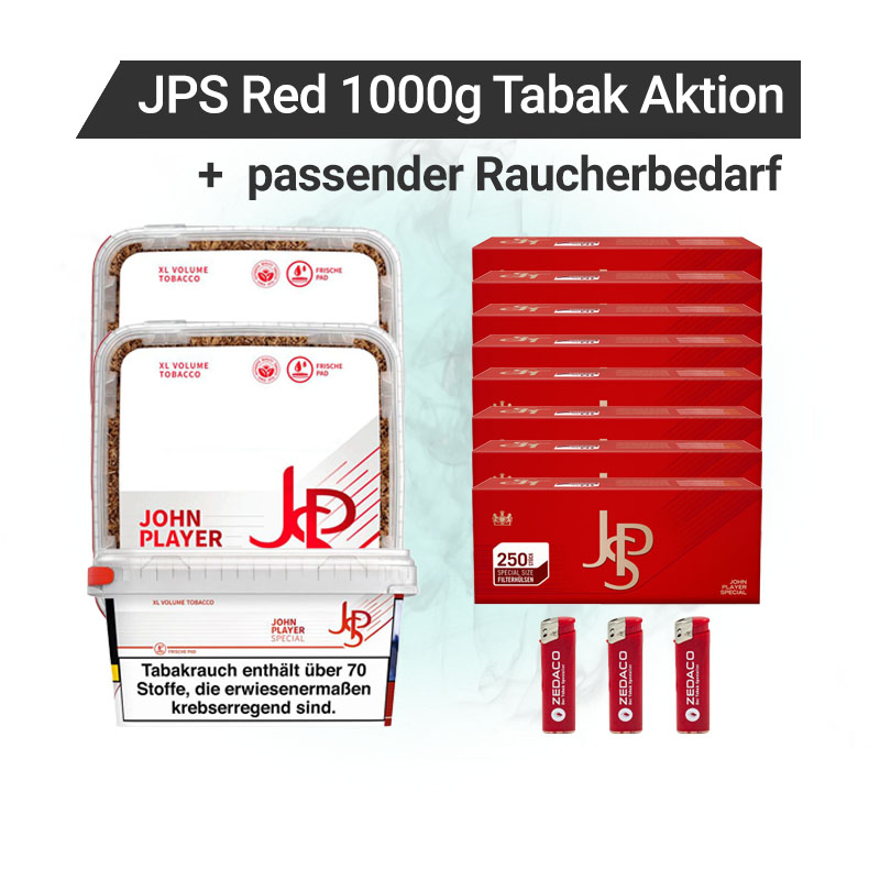 JPS Red 1000g Volumentabak Aktion