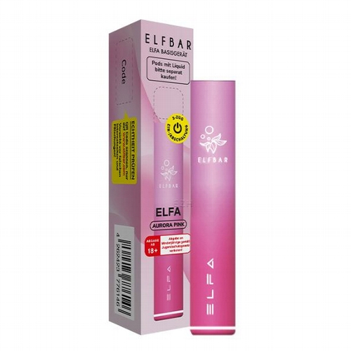 Elfbar ELFA CP Body Aurora Pink Akku Stick E-Zigarette