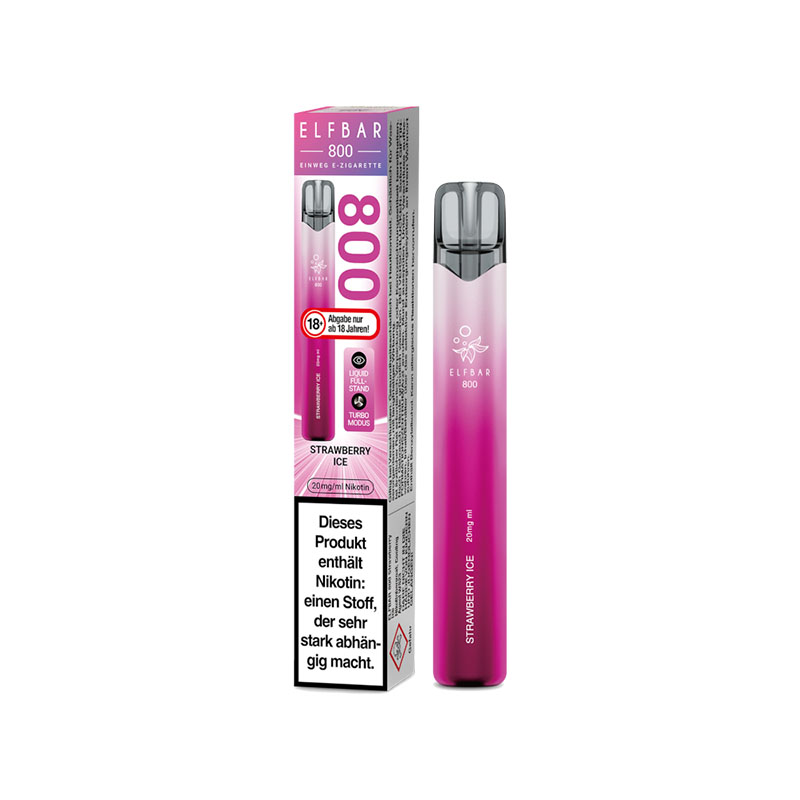 Elfbar 800 Strawberry Ice 20mg Einweg E-Zigarette