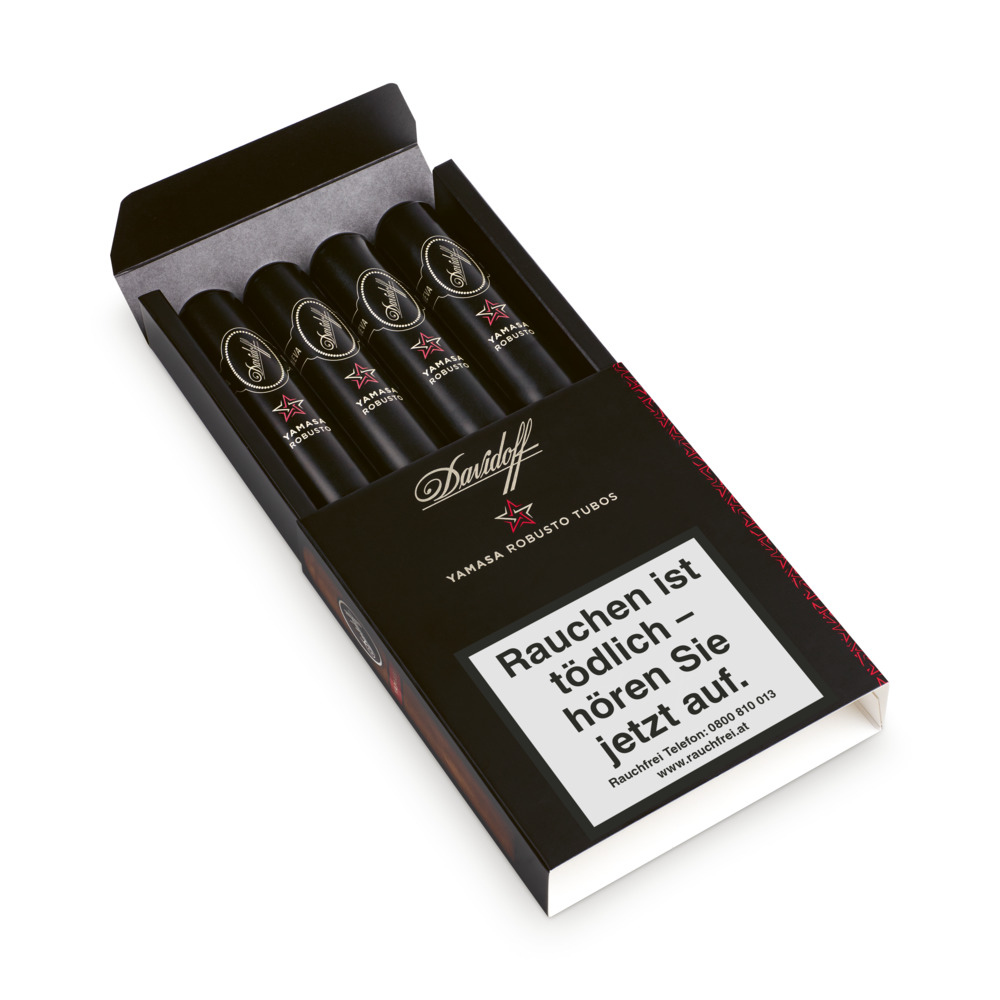 Davidoff Yamasa Robusto Tubos Zigarren 4er Schachtel