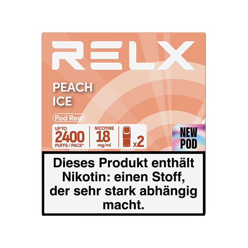 RELX Real Peach Ice 18mg Prefilled Pods