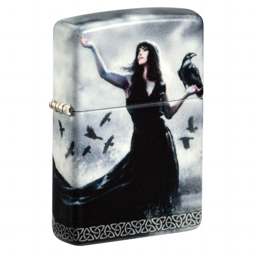 Zippo Color Mazzi Woman and Raven Feuerzeug
