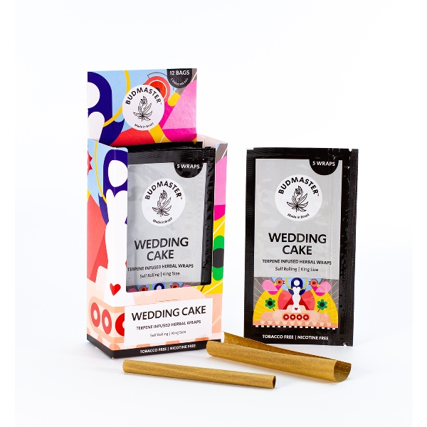 Budmaster Wedding Cake Terpene Infused Blunt Wraps