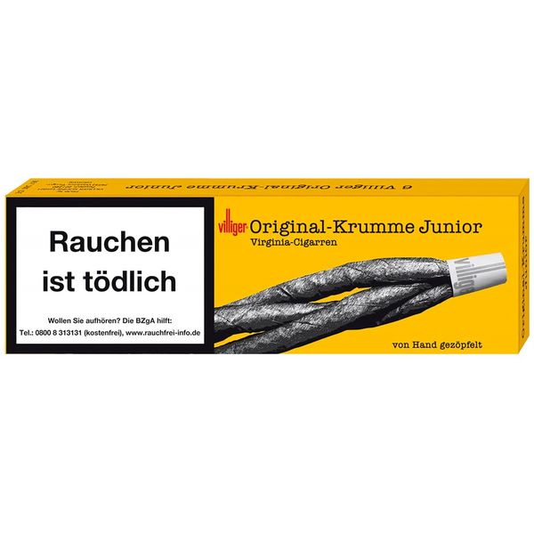 Villiger Krumme Junior Zigarillos Schachtel